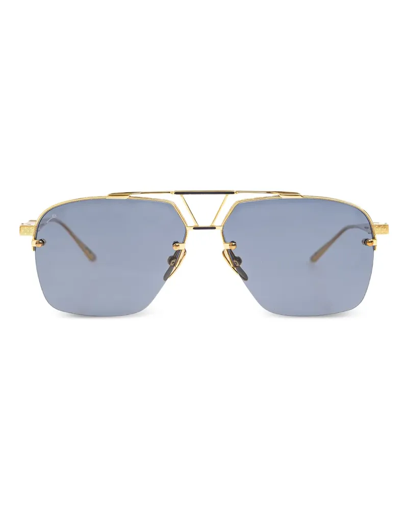 Leisure Society Presidio geometric-frame sunglasses - Gold Gold