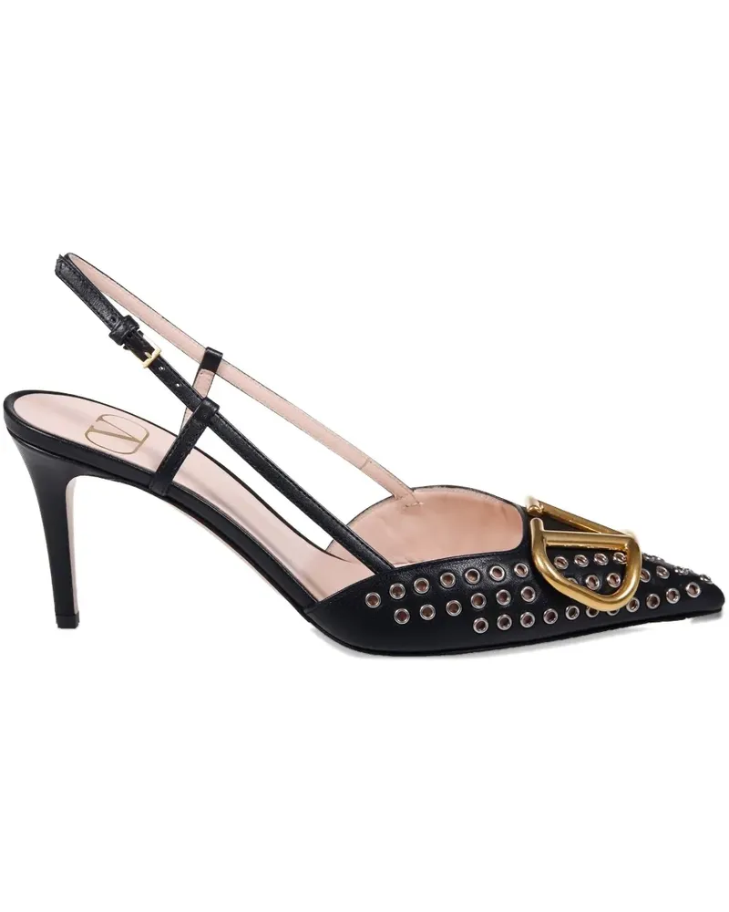 Valentino Garavani 800mm VLogo studded pumps - Schwarz Schwarz