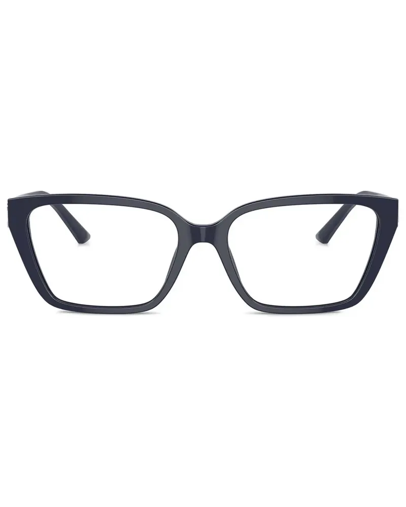 Jimmy Choo Brille mit eckigem Gestell - Blau Blau