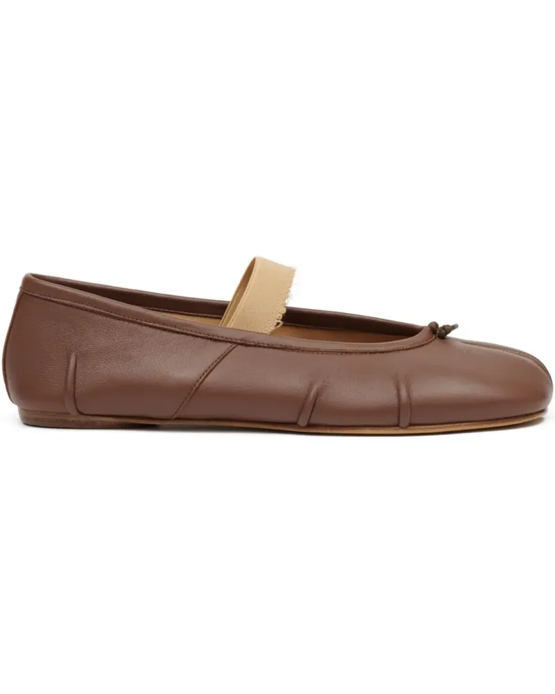 Maison Margiela Tabi' Ballerinas - Braun Braun