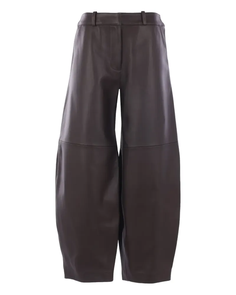 Co Hose aus Leder - Schwarz Schwarz