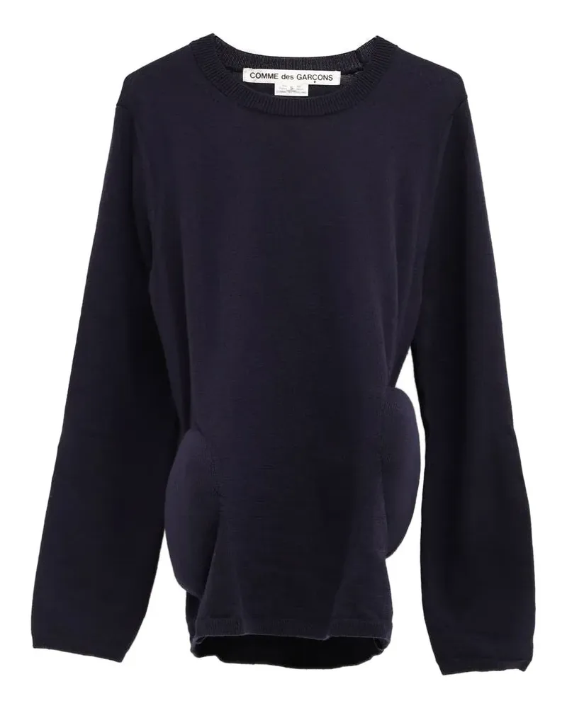 Comme des Garçons padded-hips sweater - Blau Blau