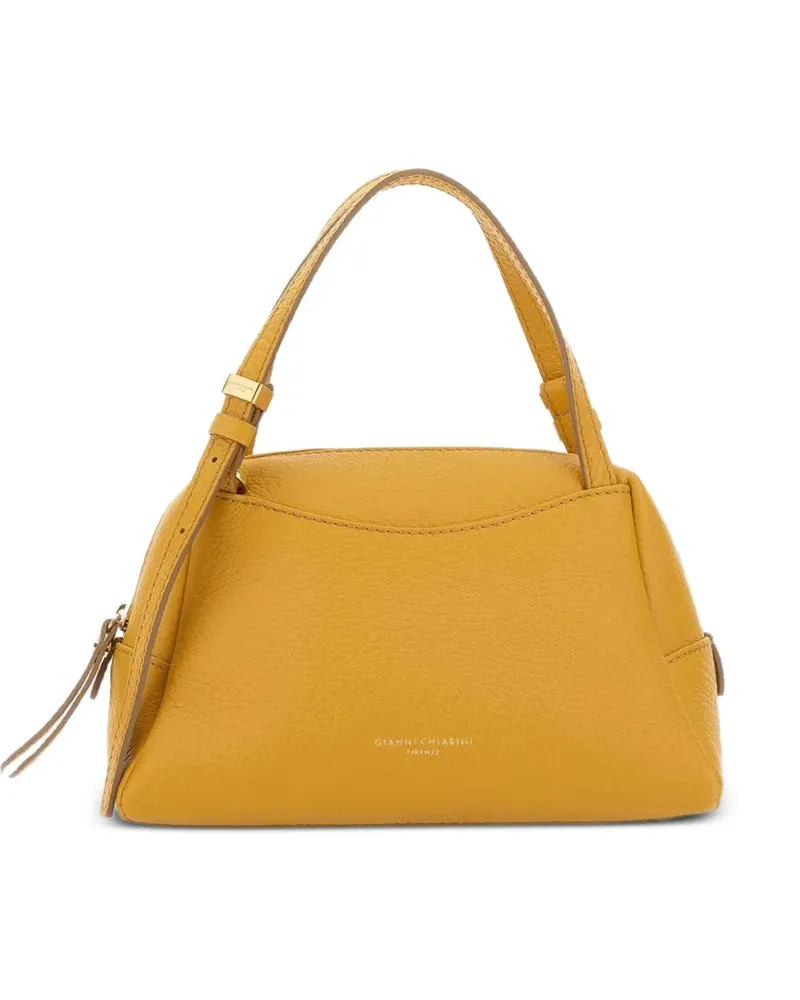 Gianni Chiarini Schultertasche aus Leder - Gelb Gelb