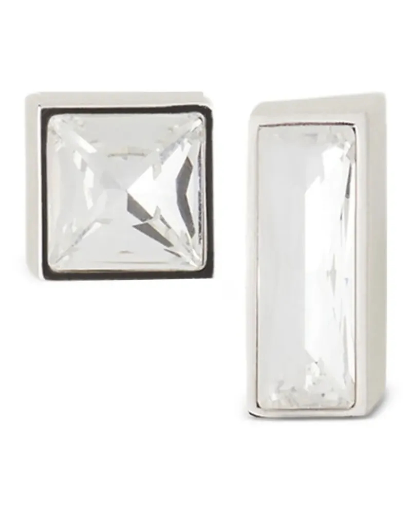 Lanvin Eckige Ohrstecker - Silber Silber