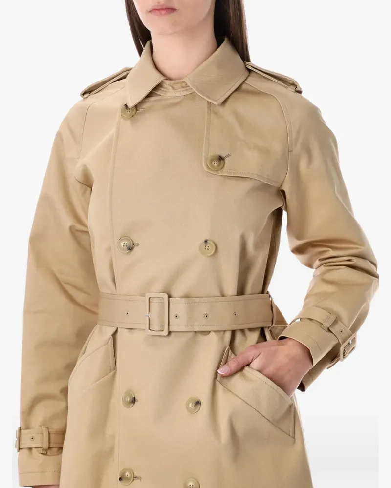 A.P.C. Trenchcoat mit Gürtel - Nude Nude