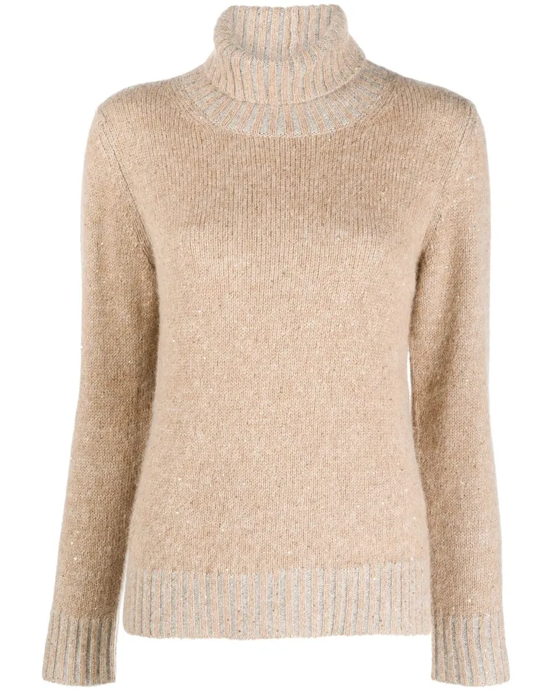 Fabiana Filippi Klassischer Rollkragenpullover - Nude Nude