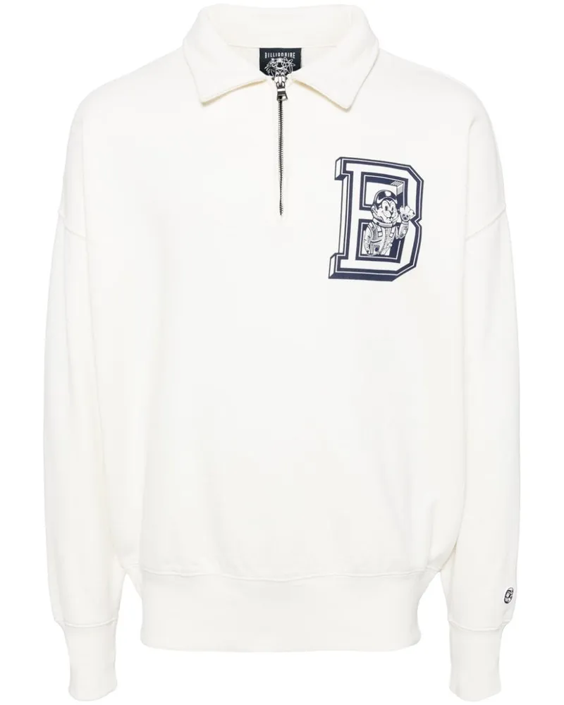 Billionaire Boys Club Sweatshirt mit Logo-Print - Weiß Weiß