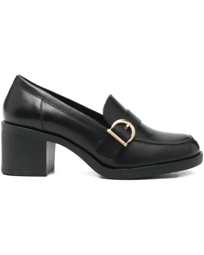 Geox Loafer mit Schnallenriemen - Schwarz Schwarz