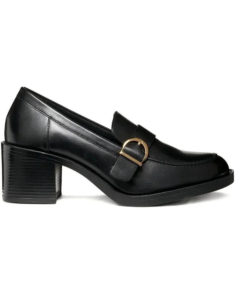 Geox Loafer mit Schnallenriemen - Schwarz Schwarz