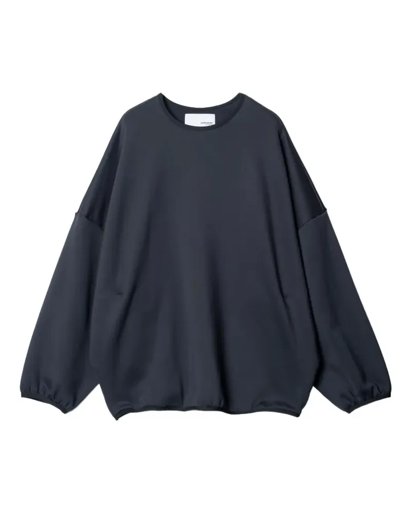 Yoshio Kubo Sweatshirt mit tiefen Schultern - Schwarz Schwarz