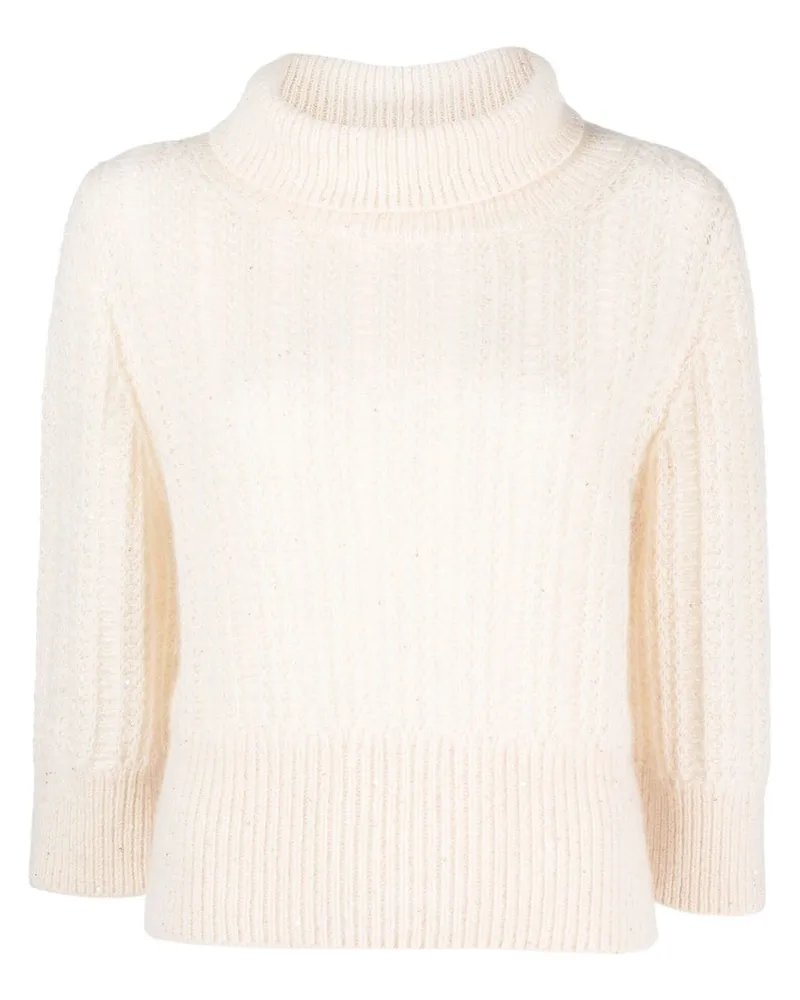 Fabiana Filippi Pullover mit Rollkragen - Nude Nude