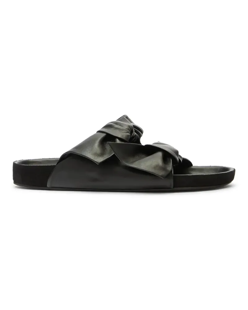 Isabel Marant Lennyo bow sandals - Schwarz Schwarz