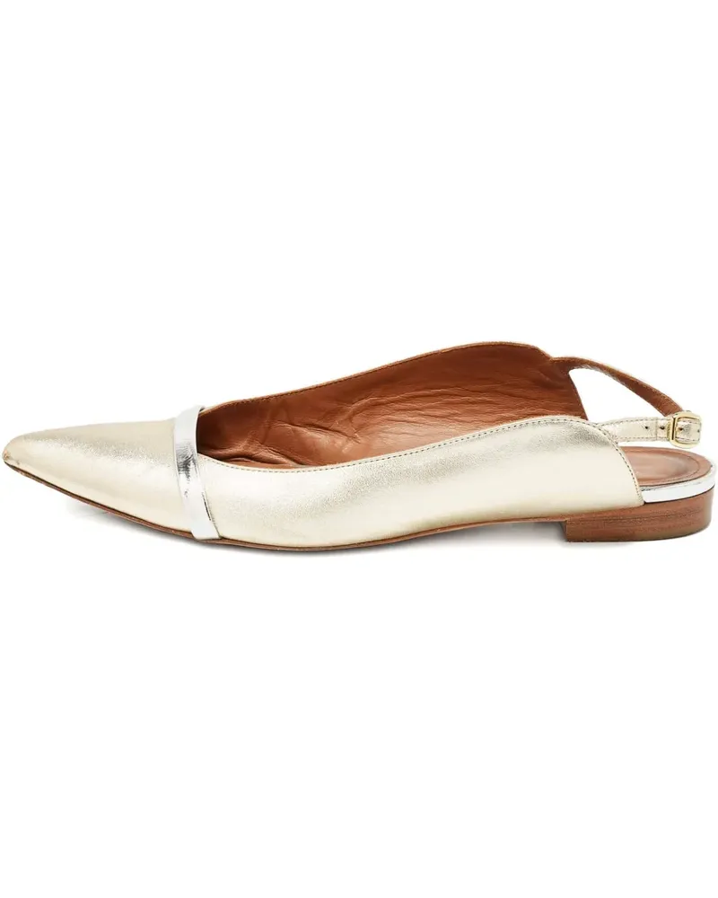 Malone Souliers x Roy Luwolt pre-owned Slingback-Pumps - Gold Gold