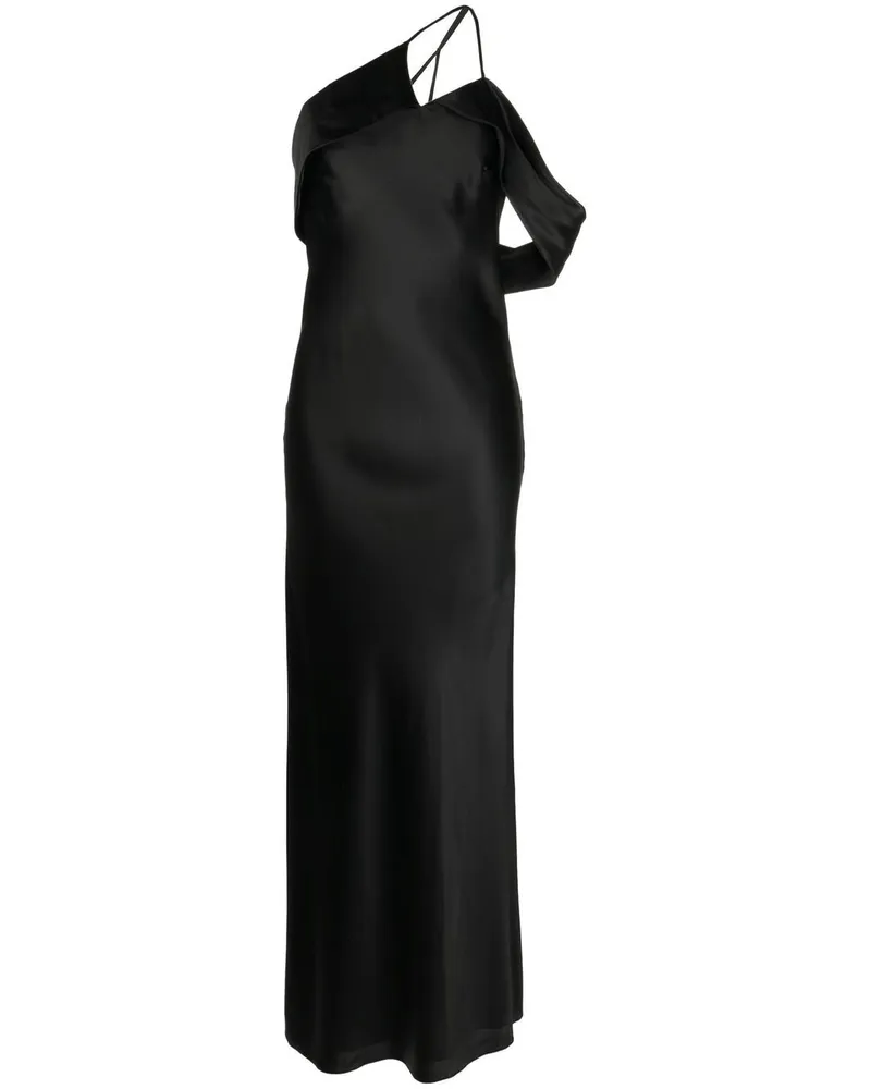 mason by michelle mason Asymmetrisches Abendkleid - Schwarz Schwarz