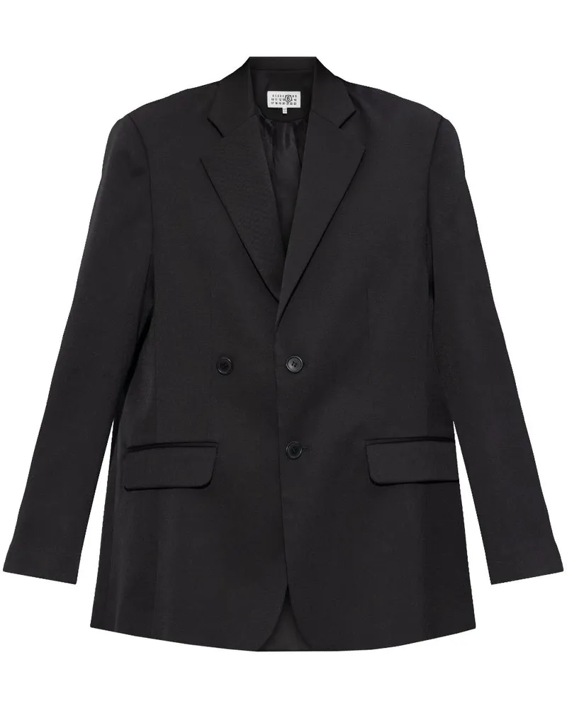 Maison Margiela Jacke mit Einsätzen - Schwarz Schwarz