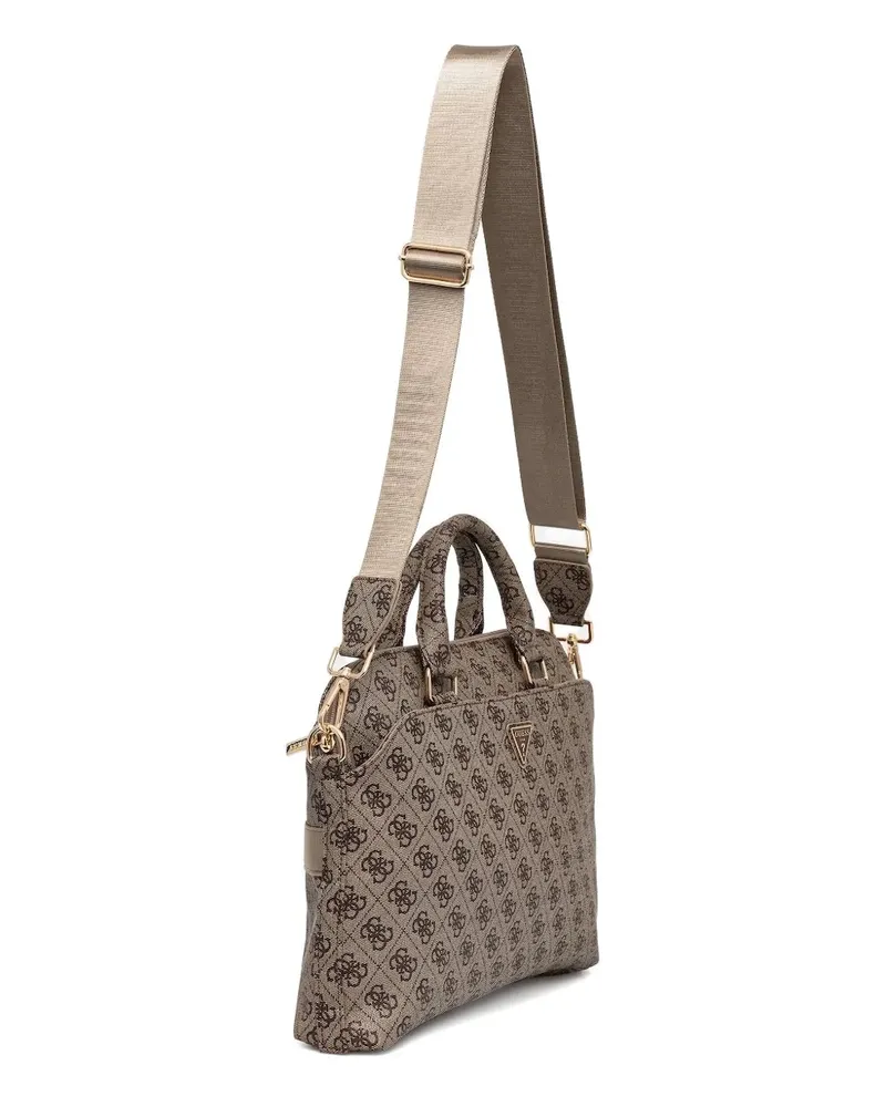 Guess Tasche mit Logo-Schild - BROWN Brown