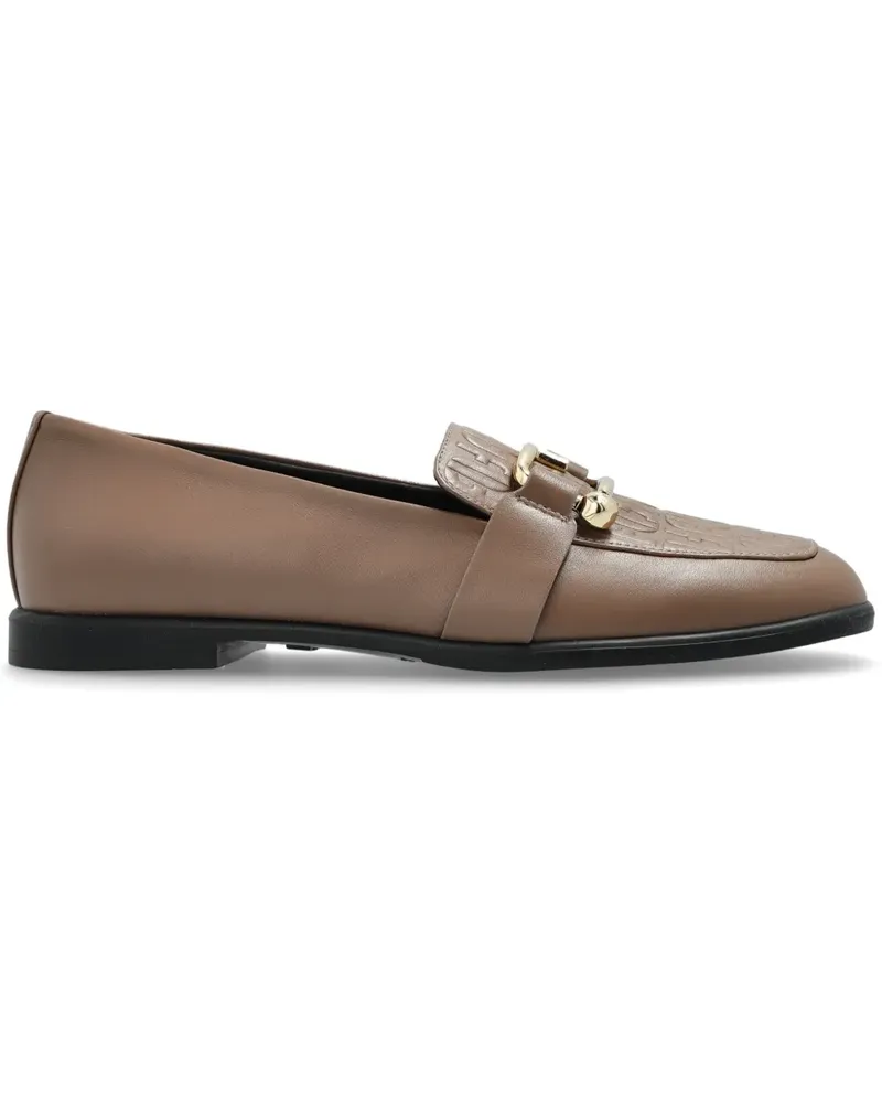 Furla Nuvola Loafer mit Monogramm - Nude Nude