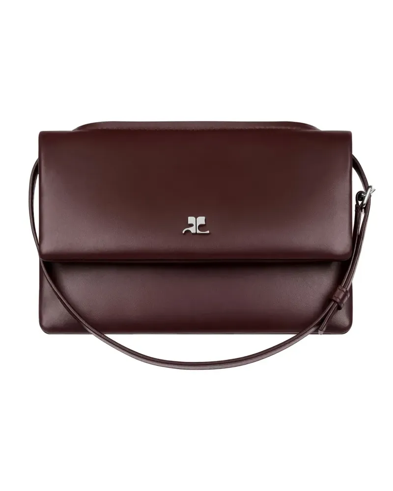 Courrèges Mini Cuff Schultertasche - Rot Rot