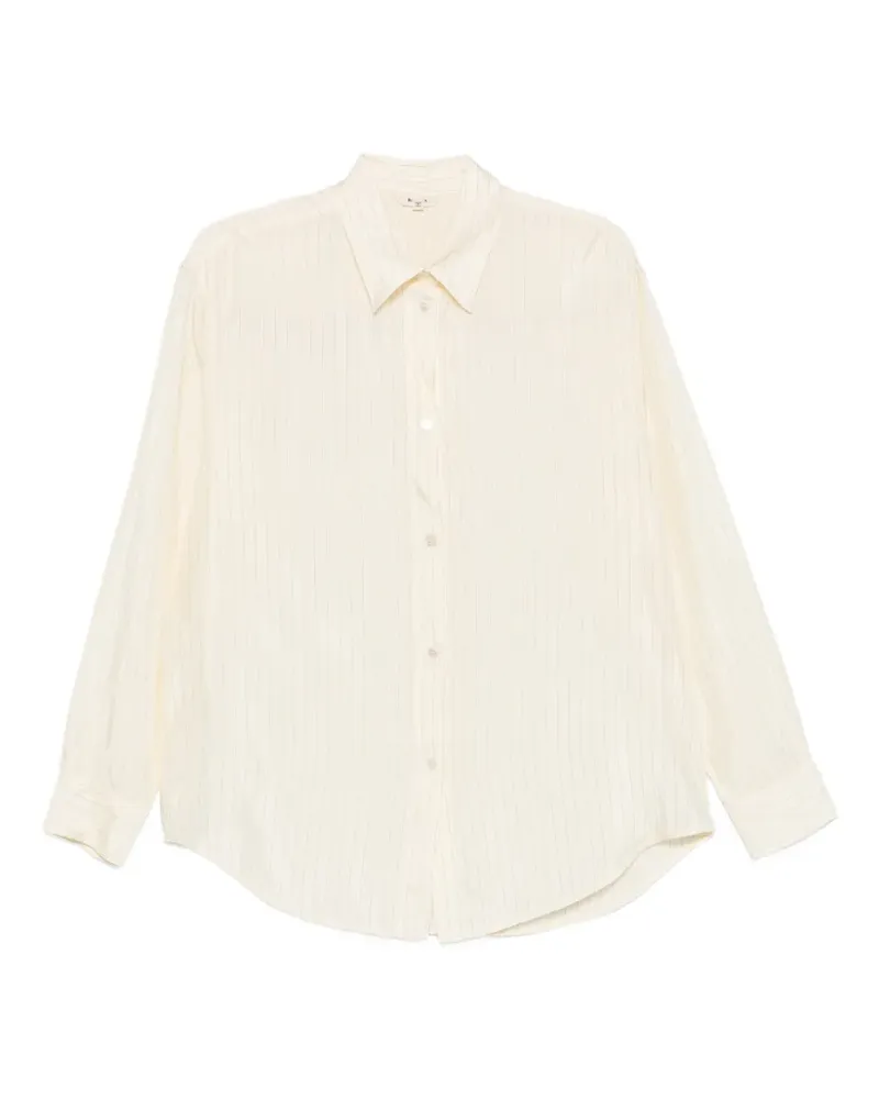 BARENA Mimma Sbrissa striped button-down shirt - Gelb Gelb