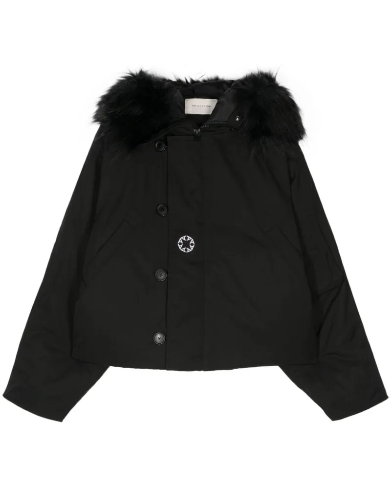 1017 ALYX 9SM Gefütterte Kapuzenjacke - Schwarz Schwarz