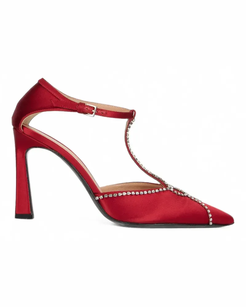 Alberta Ferretti Pumps mit Kristallen - Rot Rot
