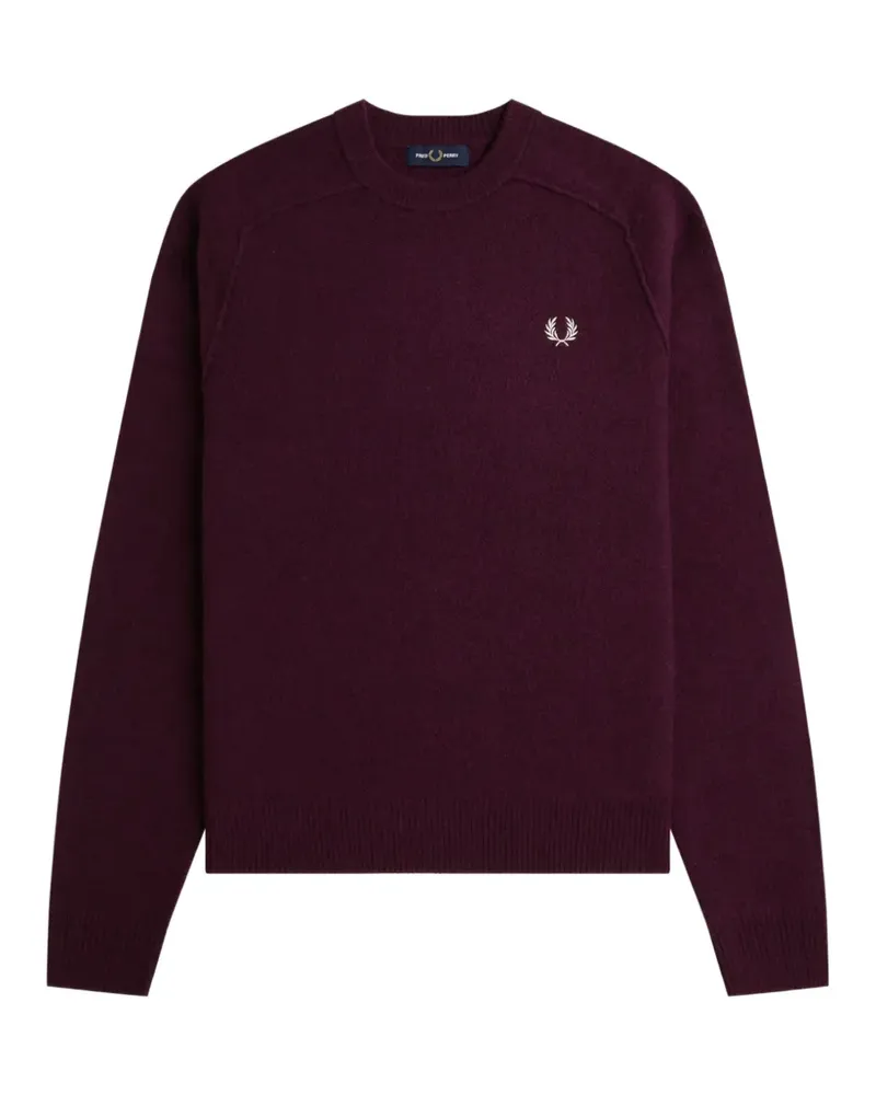 Fred Perry Sweatshirt mit Logo-Stickerei - Violett Violett