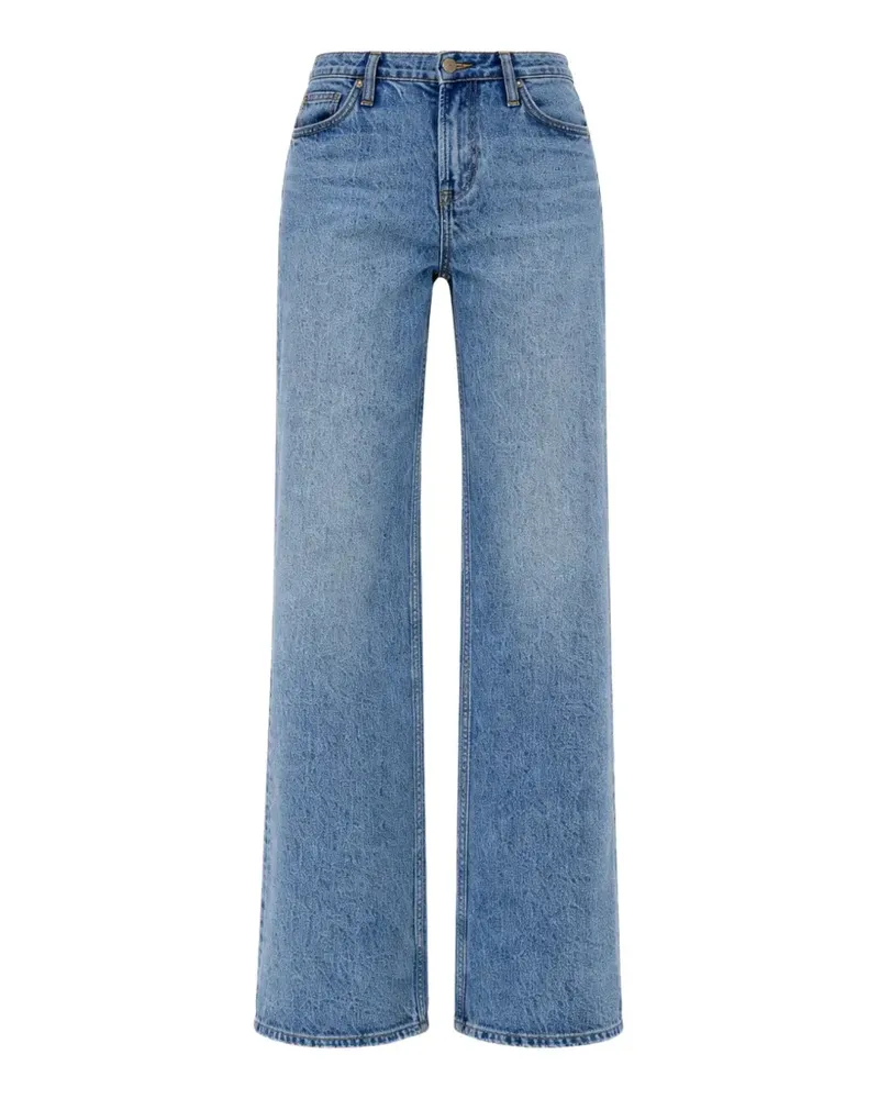 Reformation Tief sitzende Cary Wide-Leg-Jeans - Blau Blau