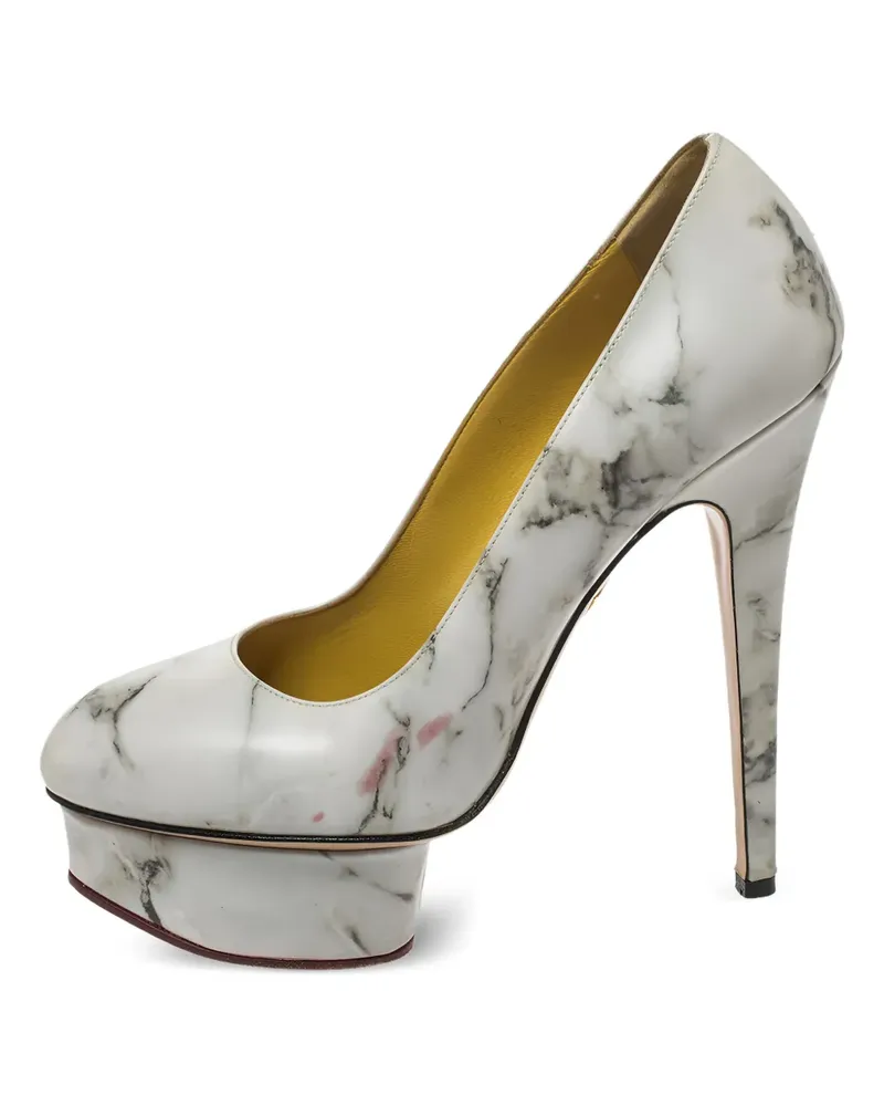 Charlotte Olympia Dolly Pumps 145mm - Weiß Weiß