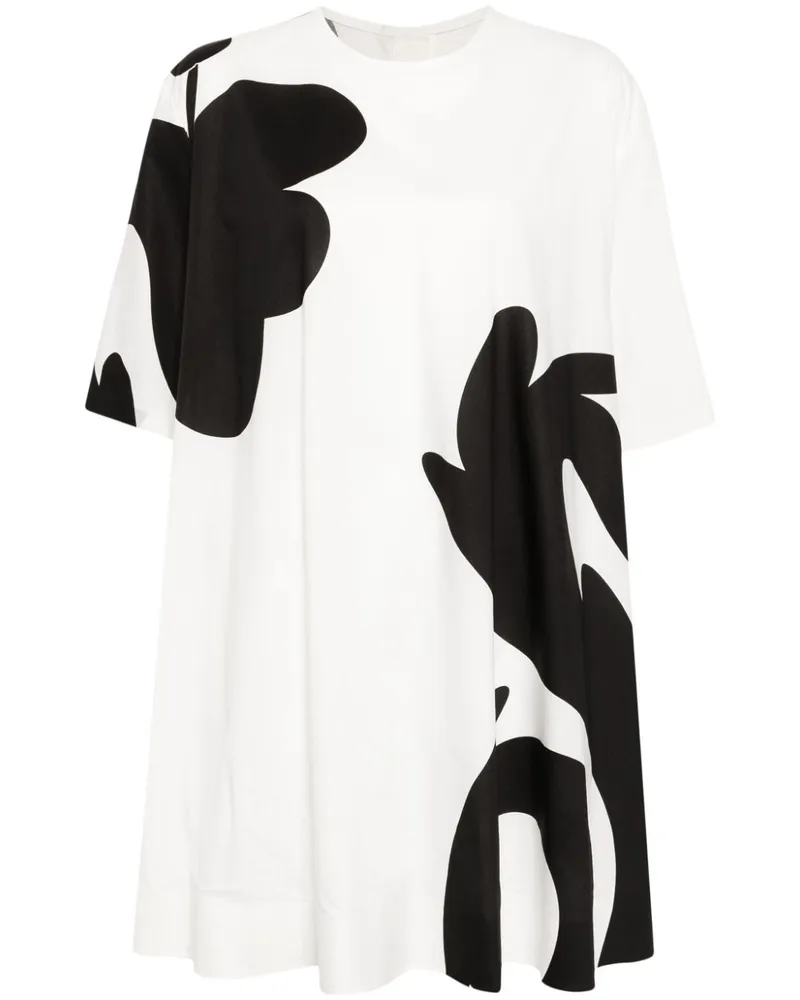 JNBY Kleid mit Blumen-Print - Weiß Weiß