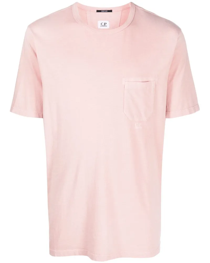 C.P. Company T-Shirt mit Logo-Print - Rosa Rosa