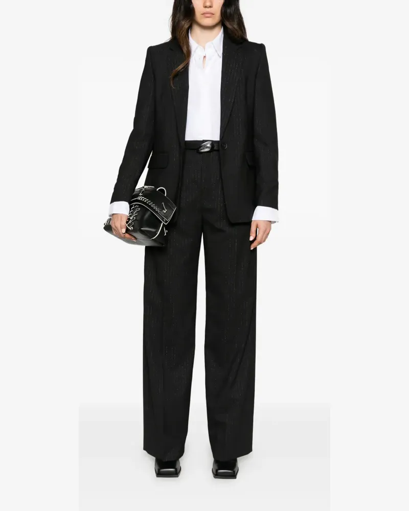 Drykorn pinstripe single-breasted blazer - Grau Grau