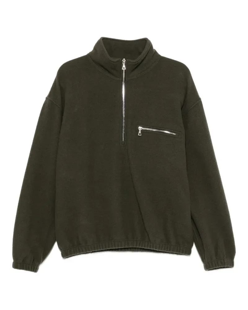 Rier Fleece-Sweatshirt mit Reißverschluss - Grün Grün