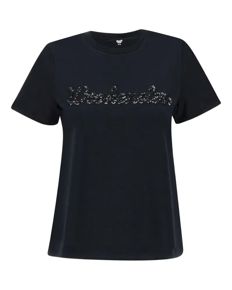 Max Mara Vello T-Shirt - Schwarz Schwarz