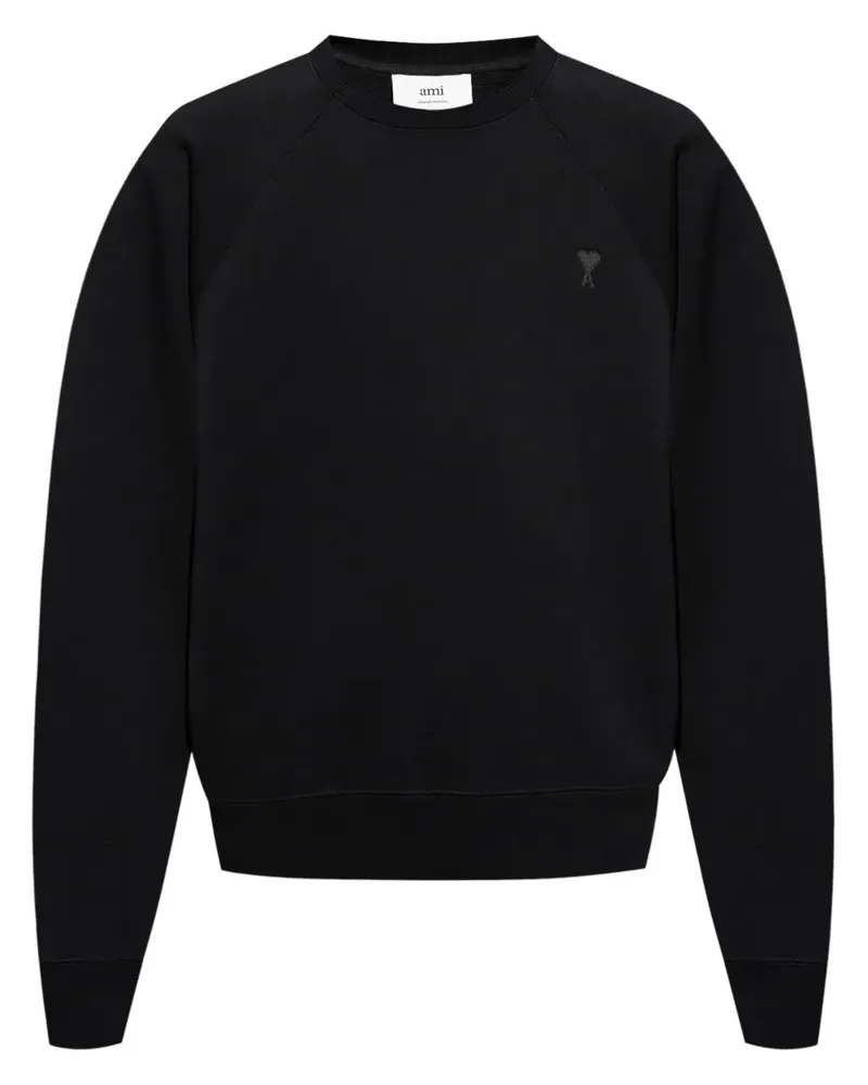 AMI Paris Ami de Coeur Sweatshirt Schwarz