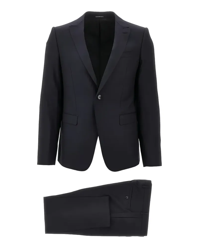 Emporio Armani David single-breasted suit - Schwarz Schwarz