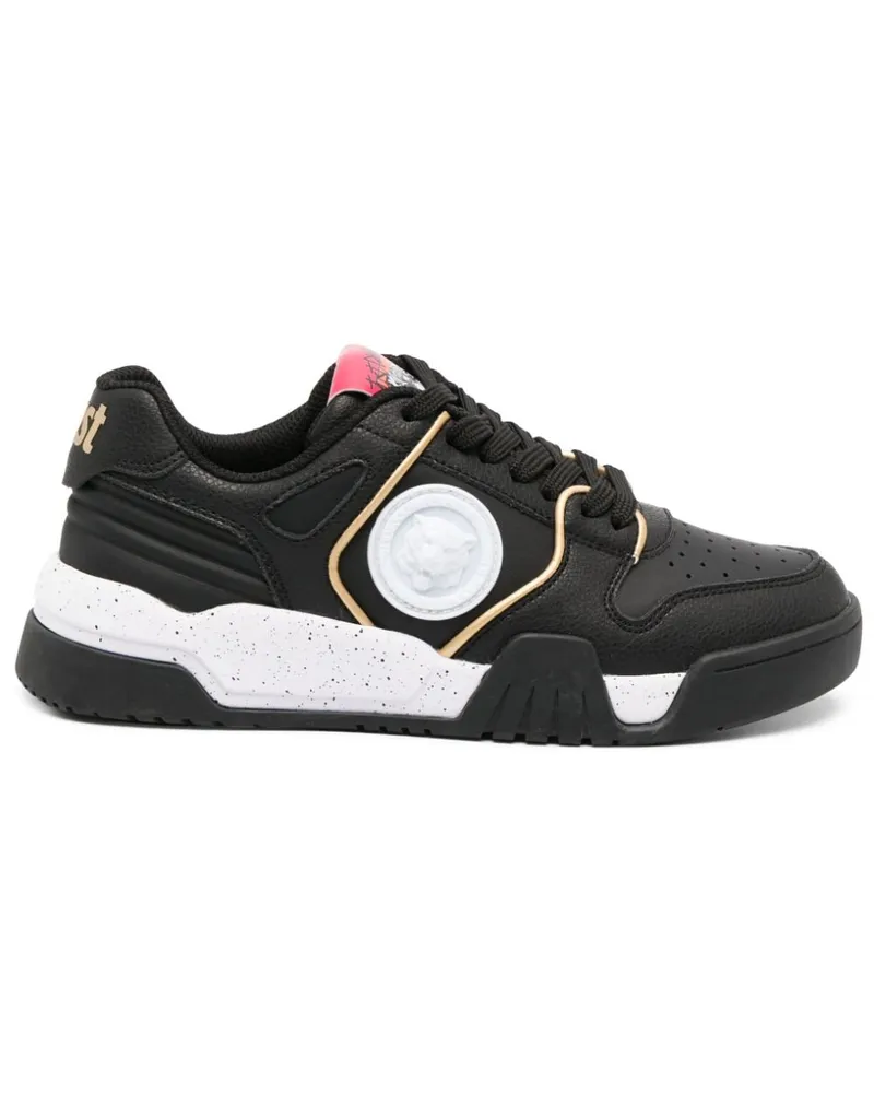Just Cavalli Sneakers mit Tigerkopf - Schwarz Schwarz
