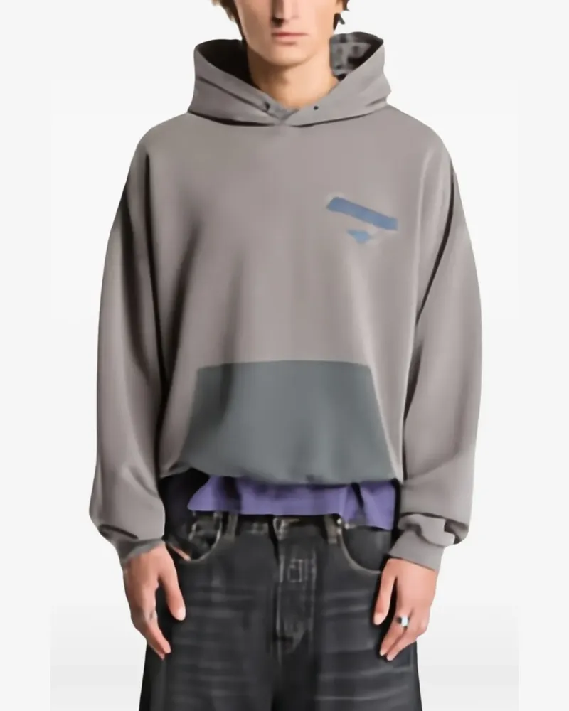 REPRESENT Ransom logo-print hoodie - Grau Grau