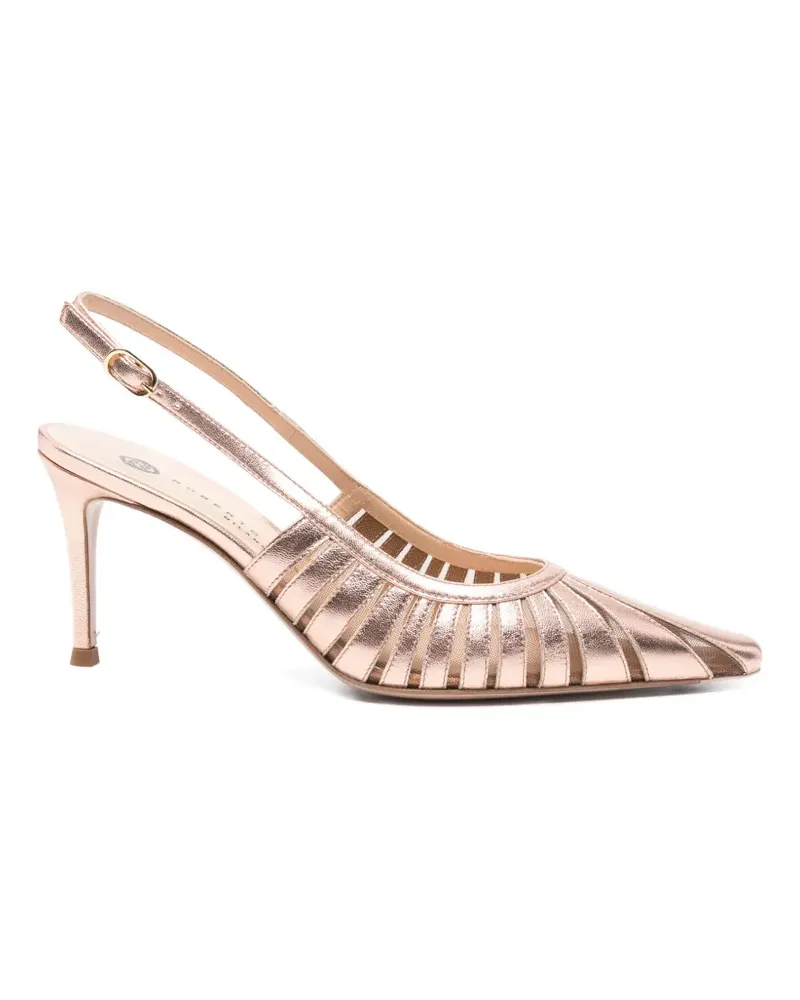 FESTA Milano Sunny pointed cut-out pumps - Rosa Rosa