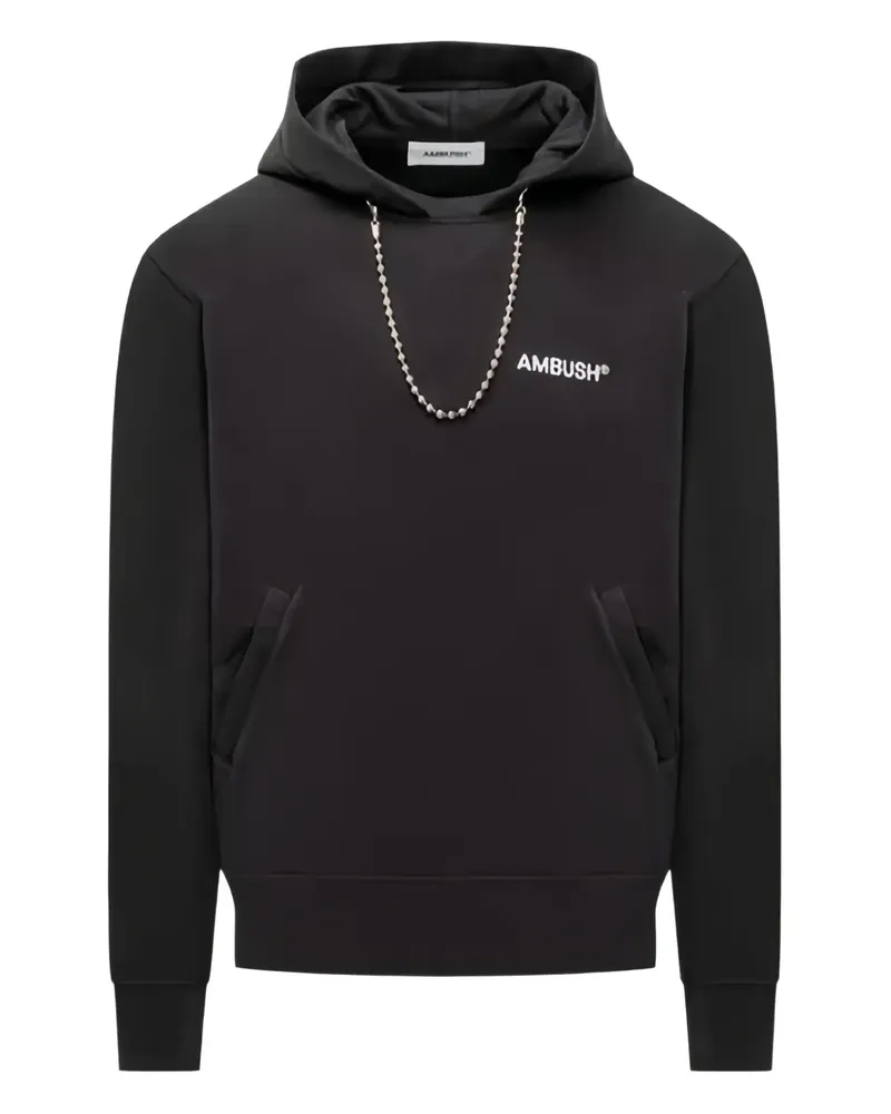 AMBUSH Hoodie mit Kettendetail - Schwarz Schwarz