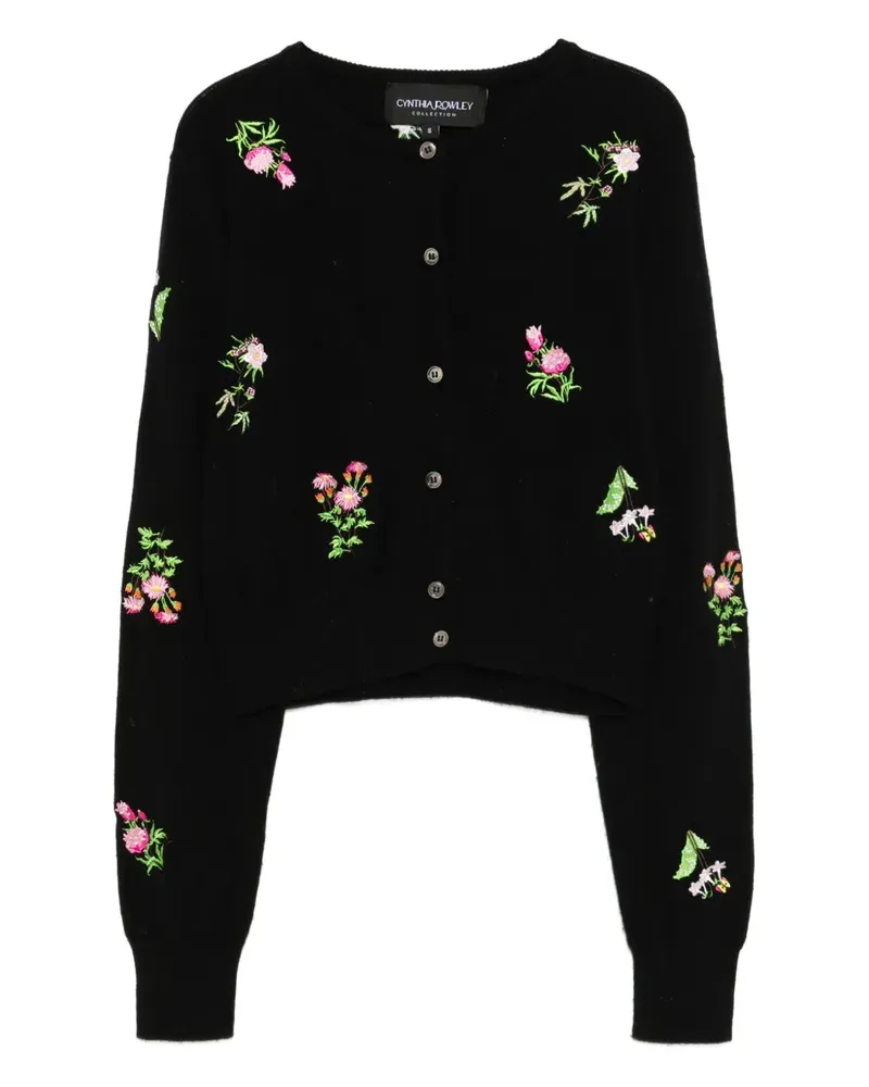 Cynthia Rowley Forget Me Not Cardigan - Schwarz Schwarz