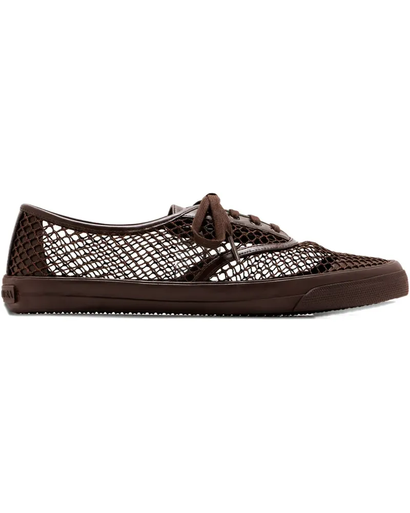 Aquazzura Sneakers mit Mesh-Einsätzen - Braun Braun