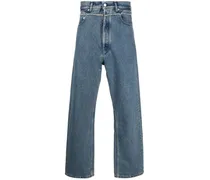 Ausgefranste Jeans mit lockerem Schnitt