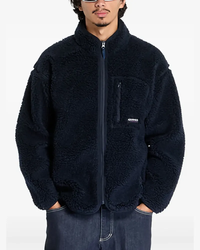GRAMICCI Jacke mit Logo-Stickerei - Blau Blau