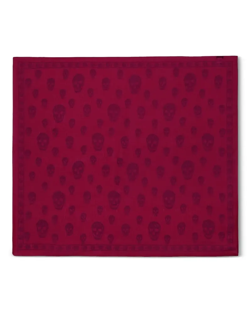 Alexander McQueen Skull-print scarf - Rot Rot