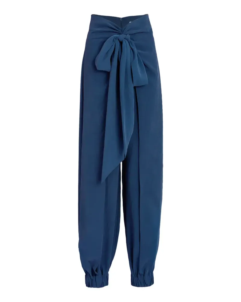 Silvia Tcherassi Felipe Hose mit Schleifendetail - Blau Blau