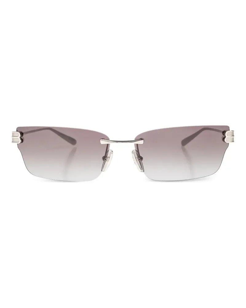 Balenciaga BB-logo rimless sunglasses - Silber Silber