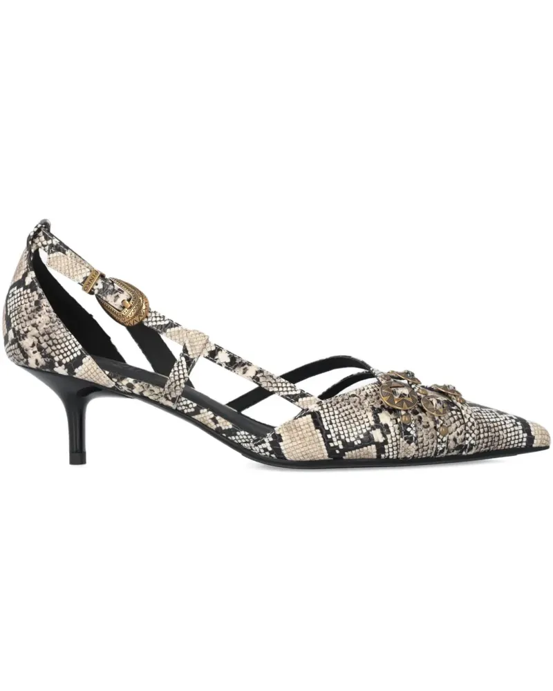 Pinko Pumps mit Schlangen-Effekt - Nude Nude