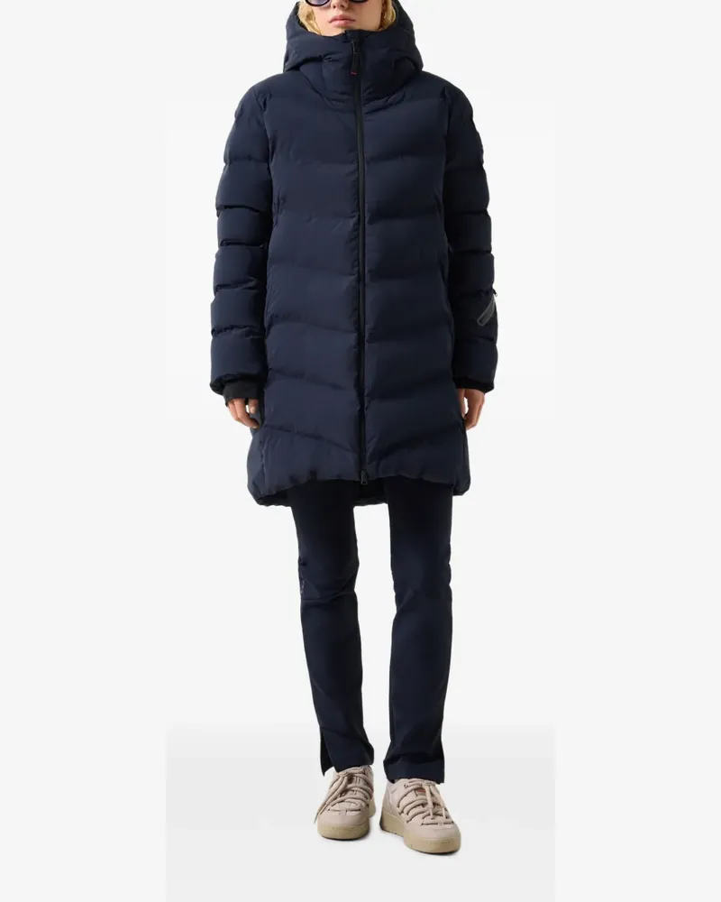 Bogner Fire & Ice Tec-Aen Kapuzenmantel mit Steppung - Blau Blau