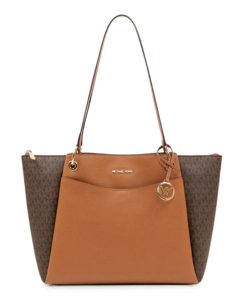 Michael Kors Handtasche mit Monogrammmuster - Braun Braun