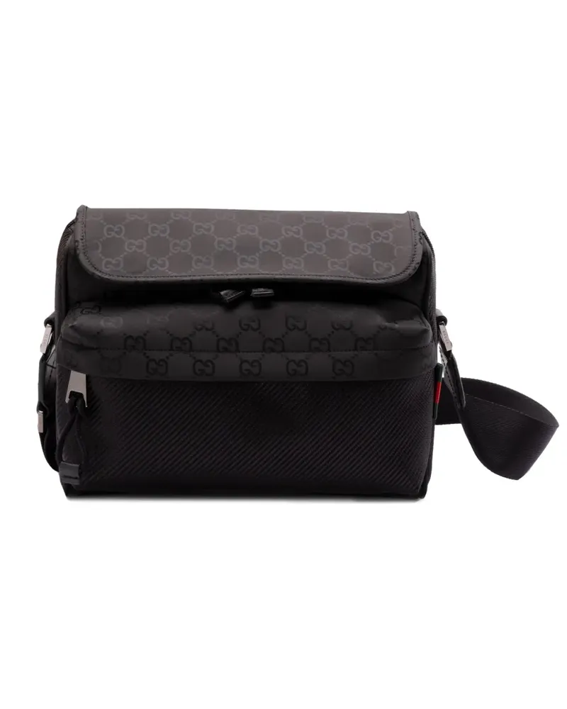 Gucci Mittelgroße Umhängetasche mit GG - Schwarz Schwarz